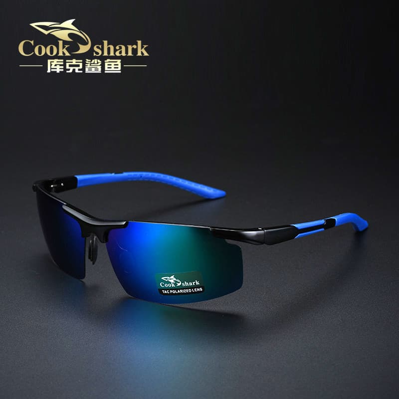 [Loja principal oficial] Óculos de sol Cook Shark masculino óculos polarizados para dirigir óculos de sol para dirigir