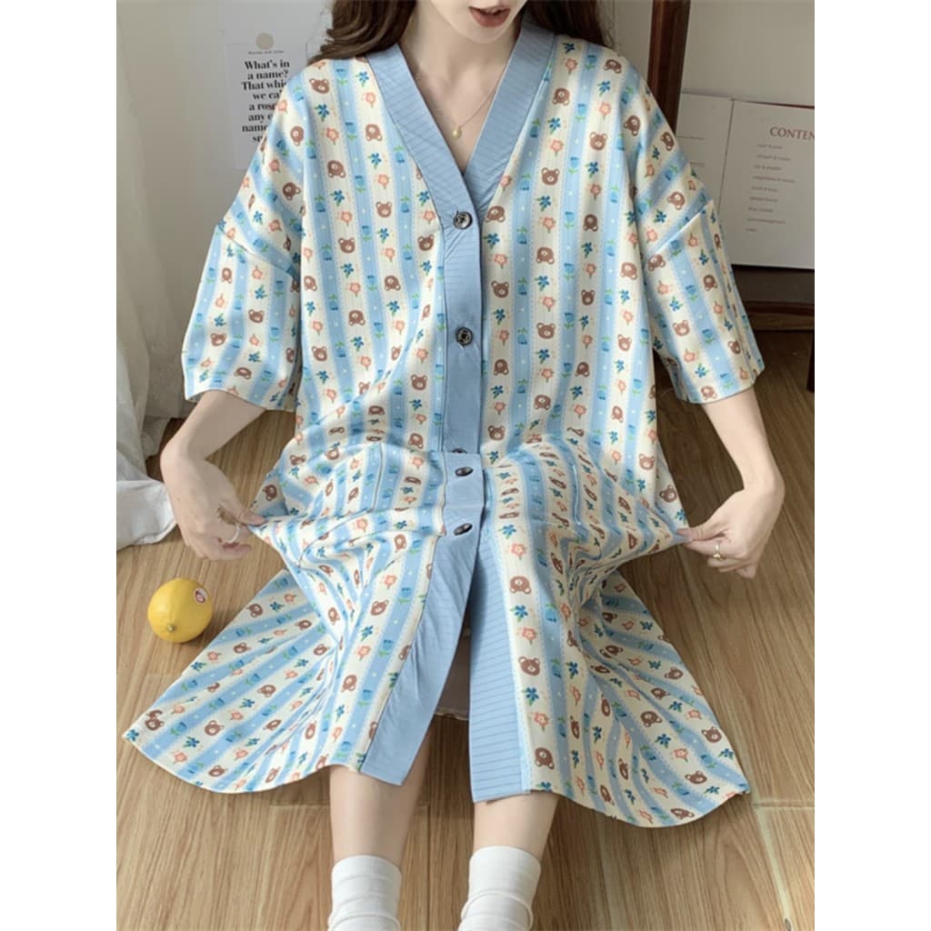 Camisola feminina verão estilo fino com almofada no peito menina gorda 150kg Plus size bonito dos desenhos animados vest