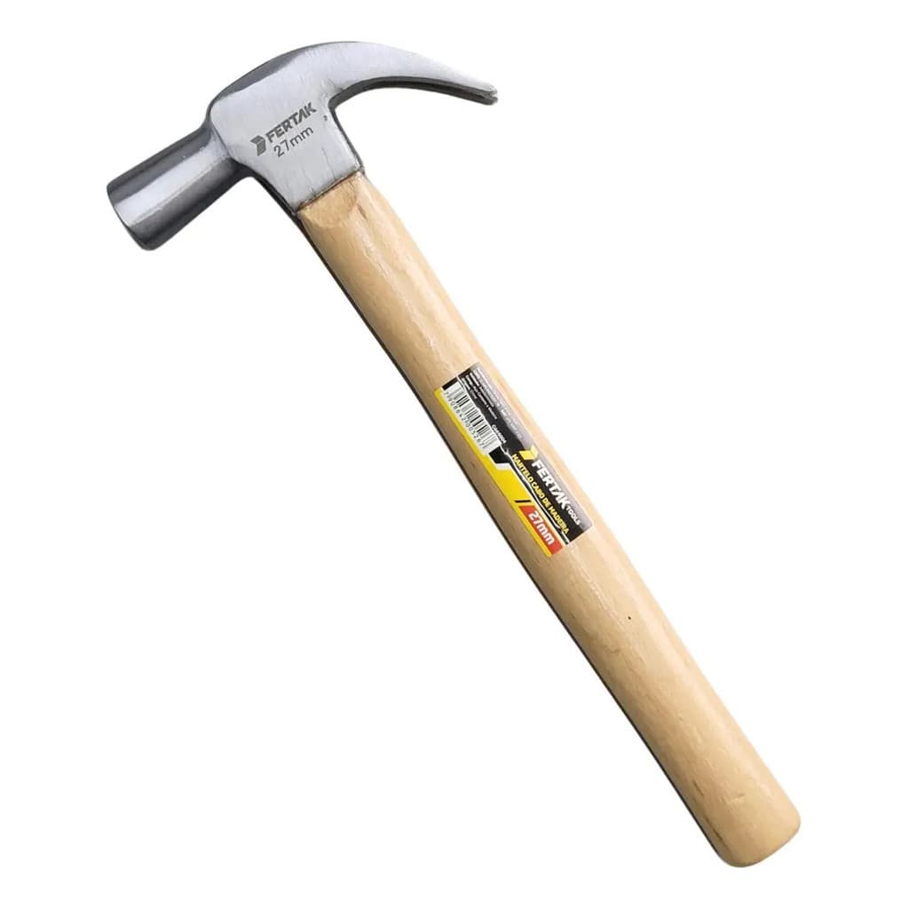 Martelo Madeira 27mm Fertak para Trabalhos Manuais