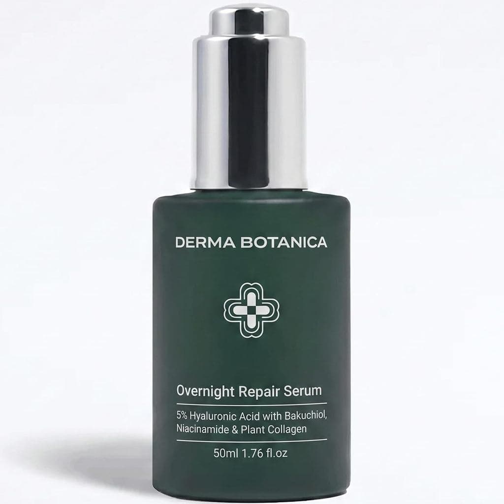 Sérum de Reparação Noturna, Sérum Noturno Leve 3 em 1. |   Sérum Noturno Derma Botanica, Com Ácido Hialurônico Multimole