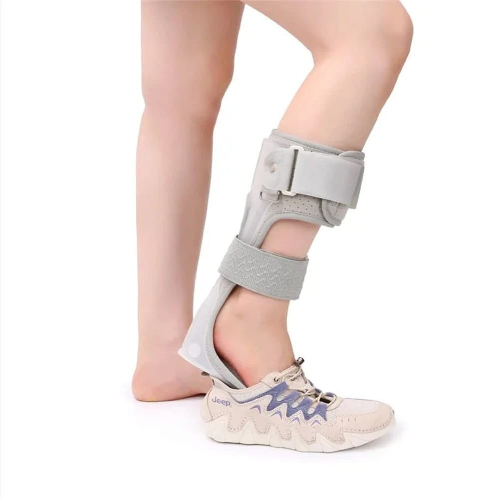 1 Pçs Afo Pé Gota Suporte Cinta Tornozelo Órtese Médico Andando Com Sapatos Para Acidente Vascular Cerebral Hemiplegia