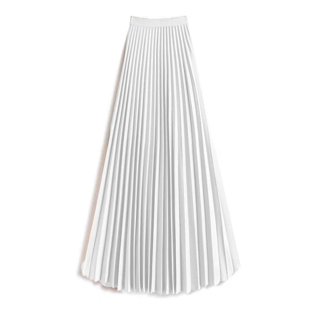 Saia de rosto de cavalo forro clássico Hanfu Cheongsam anágua de fundo diário Commuter saia plissada meio comprimento es
