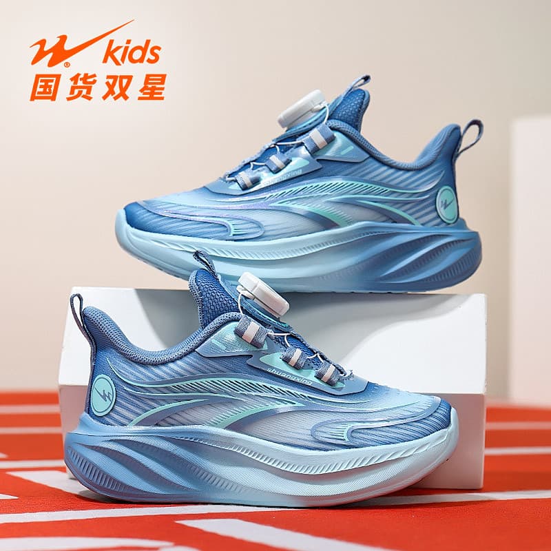 Dupla estrela menino sapatos esportivos 2026 primavera novo estilo menino Net sapatos leve respirável malha superfície a