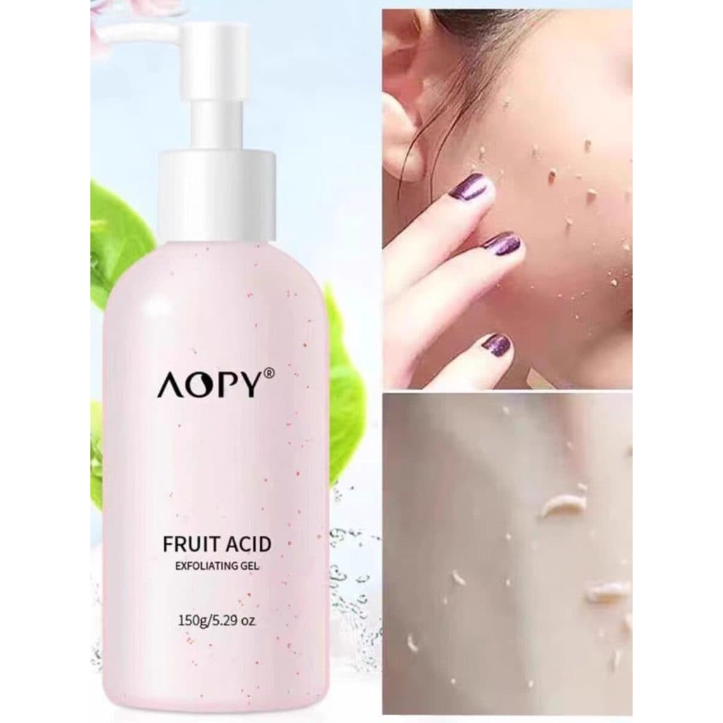 Gel esfoliante limpeza profunda poros rosto esfoliante cravos Facial homens mulheres corpo inteiro pode usar suave