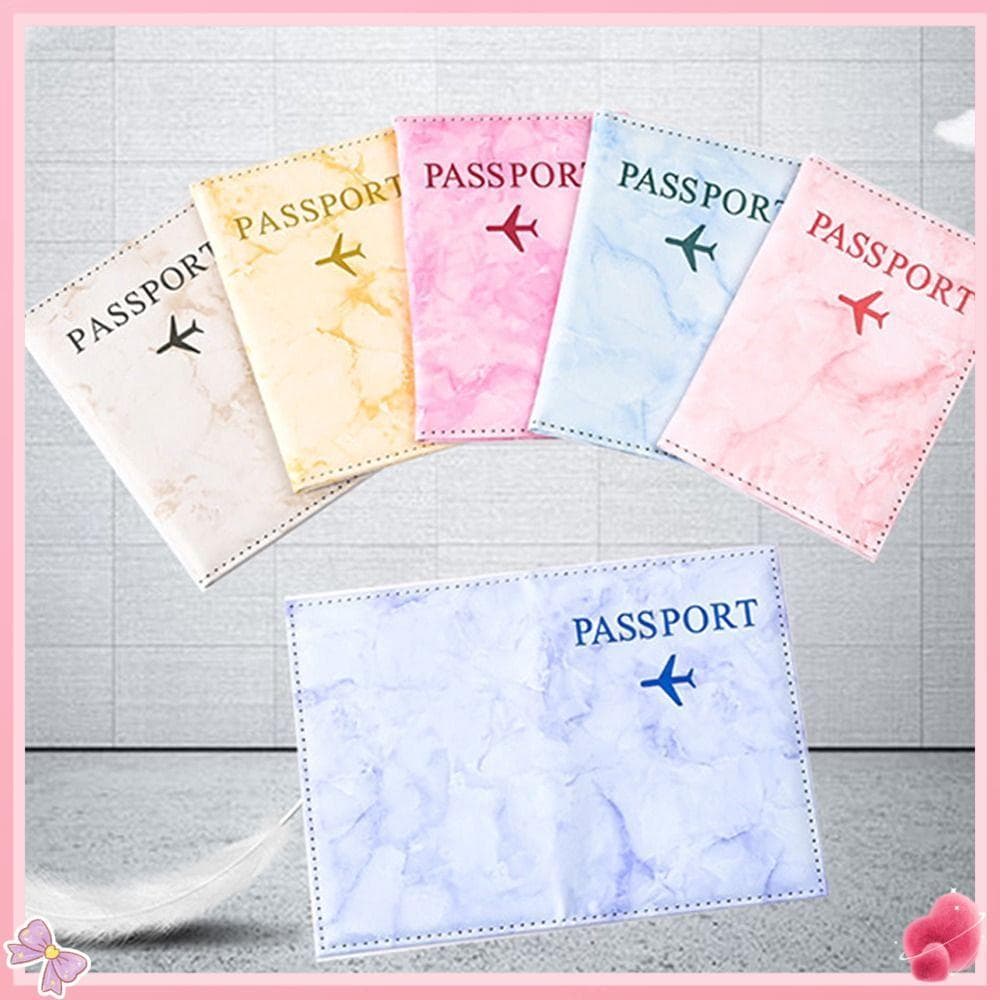 Capa Para Passaporte , Porta-De Couro PU À Prova D'água , Cartão De Crédito Documentos Com Vários Cartões