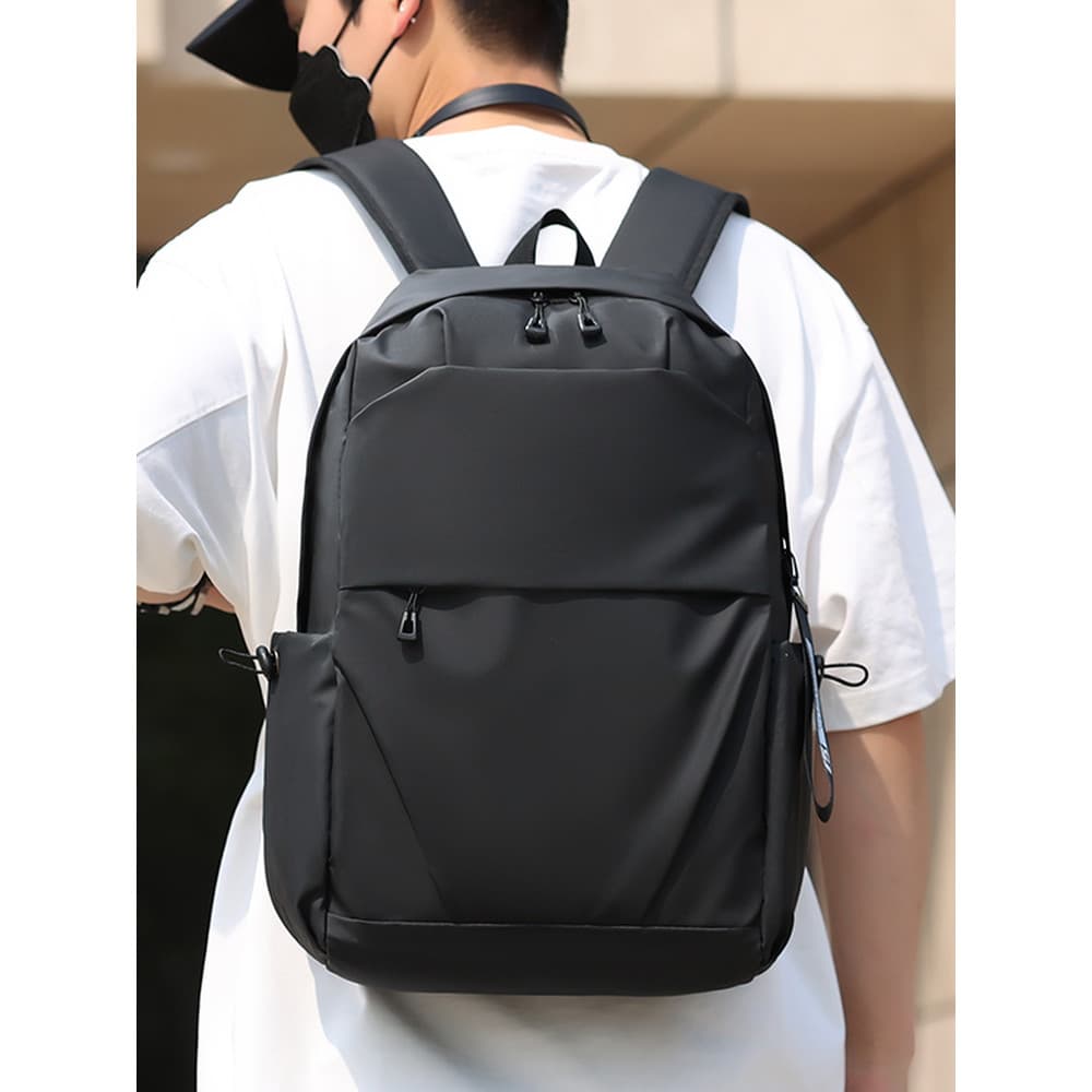 Simples mochila de negócios masculino novo estilo lazer viagem de negócios de curta distância viagem computador mochila