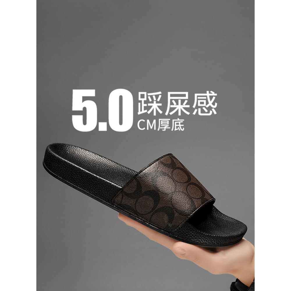Chinelos masculinos verão exterior wear 2026 novo estilo estação europeia chinelos masculino Street wear High-End antide