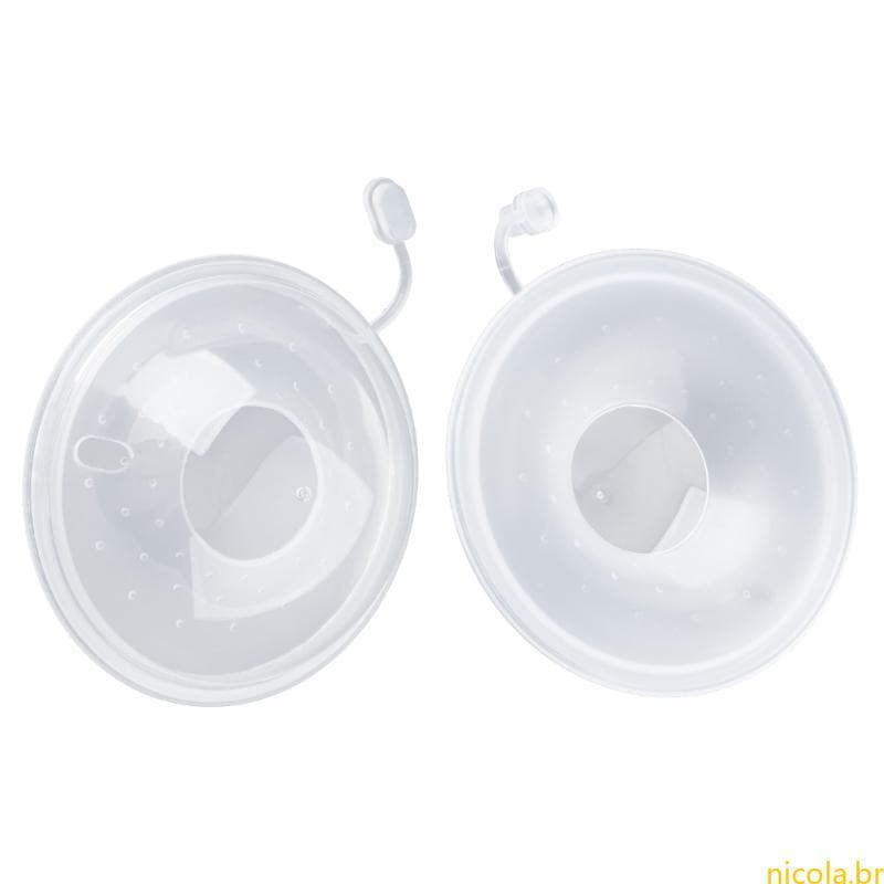 Nic Amamentação Mãe Conchas Protetor De Mamilo Reutilizável Leite Materno 2 Pcs
