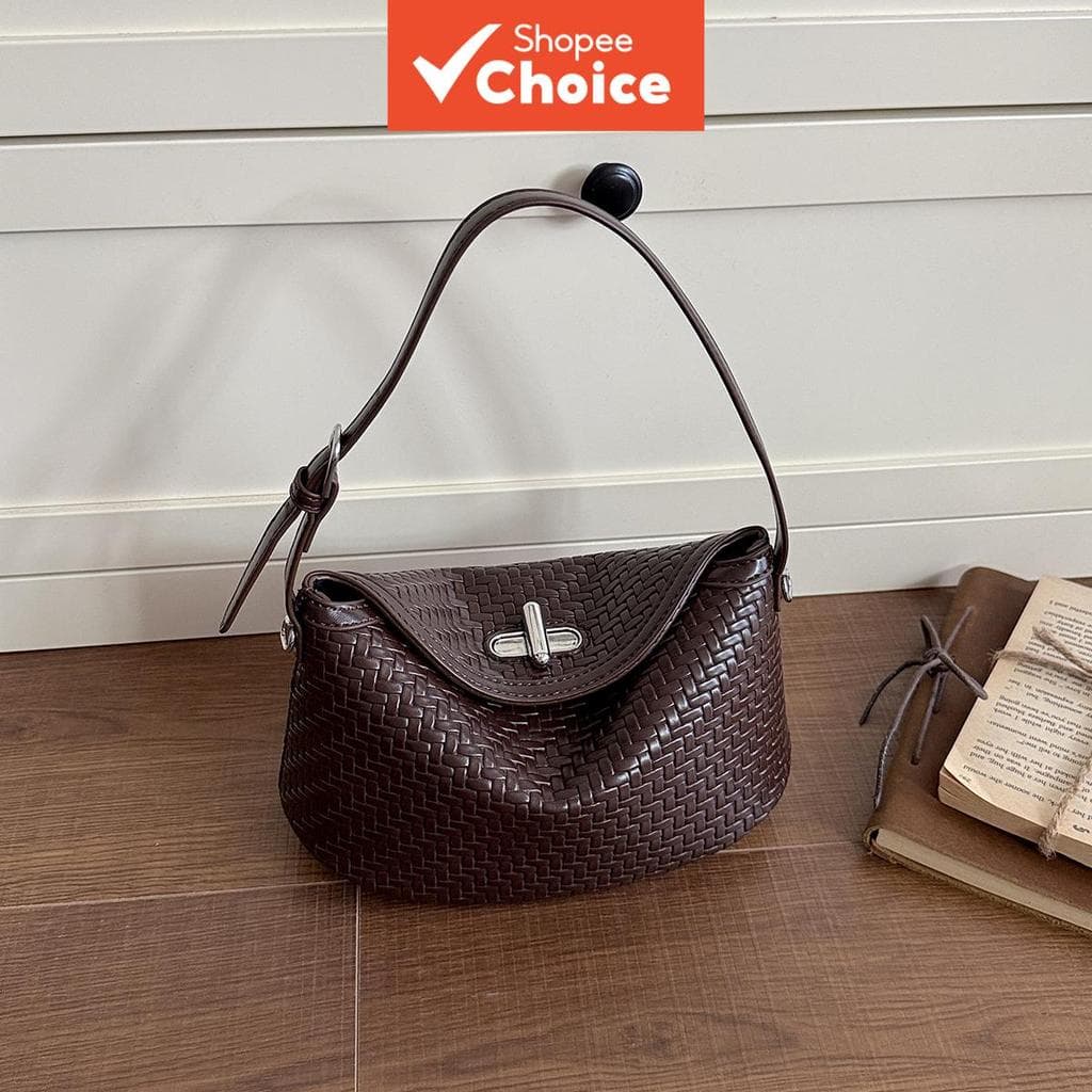 Pequena, aparência sofisticada, grande capacidade, bolsa de mão retrô, bolsa quadrada da moda, bolsa tiracolo moderna,