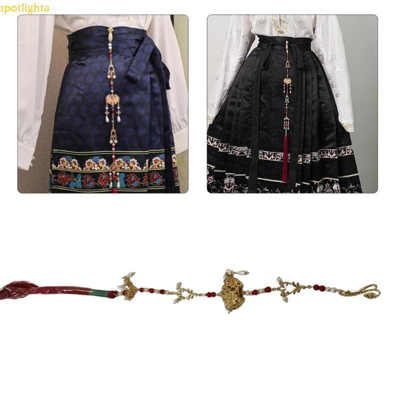 spotlighta Elegante Pingente Saia Chinesa Para Roupas Tradicional