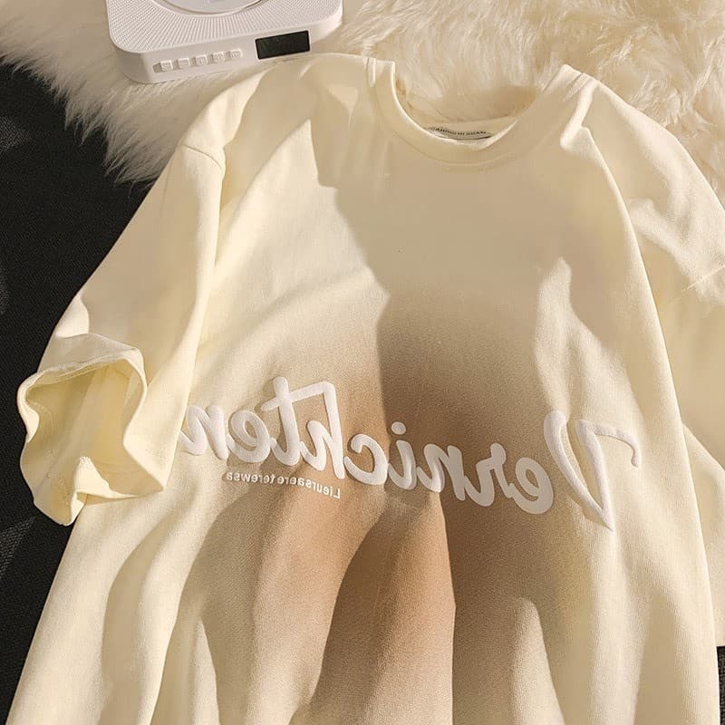Camiseta fofa de manga curta feminina meia manga Top roupas femininas