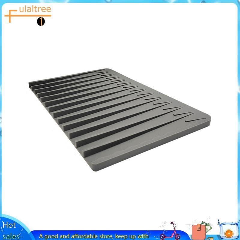 1 PCS 32.5X20Cm Tamanho Escorredor Tapete Proteção Resistente Ao Calor Bancada Pia Antiderrapante Prato B