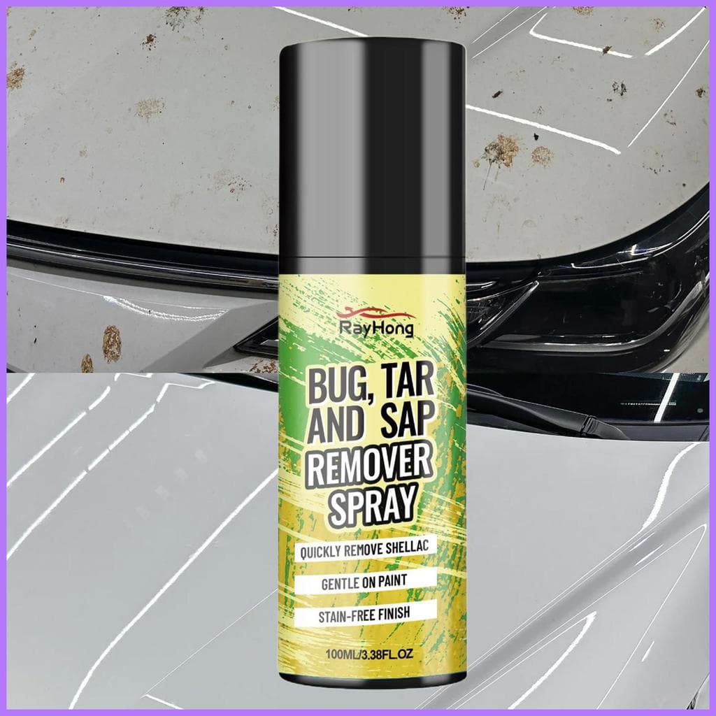 Spray De Detalhamento De Carro , 100ml , Suave , Multiuso , Lavagem Para Cocô De Pássaro , Resina , Graxa , Trailer , Ca