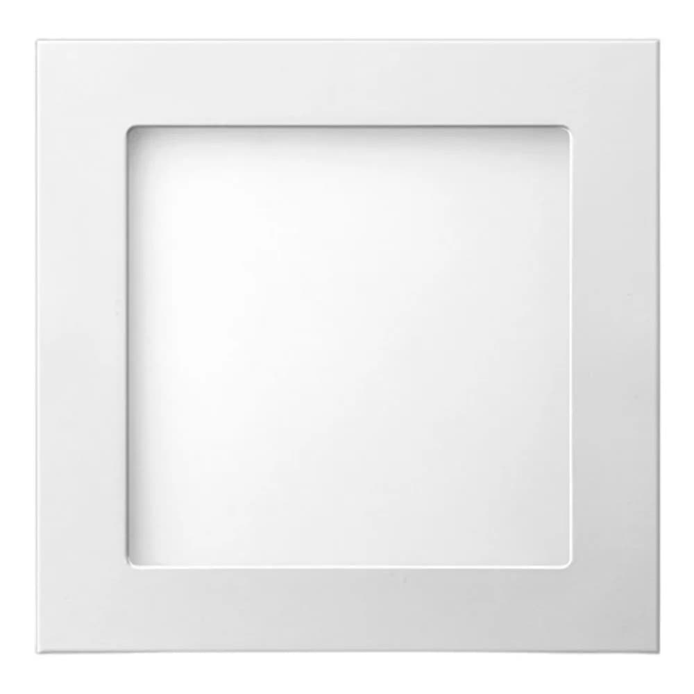 2x Luminária LED Quadrada Embutir 18W 6500K