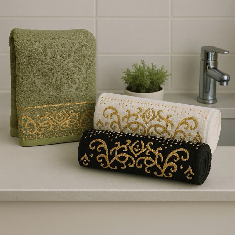 Kit 2 Toalhas de Banho Luxo 100% Algodão Extra Grande e Super Absorventes