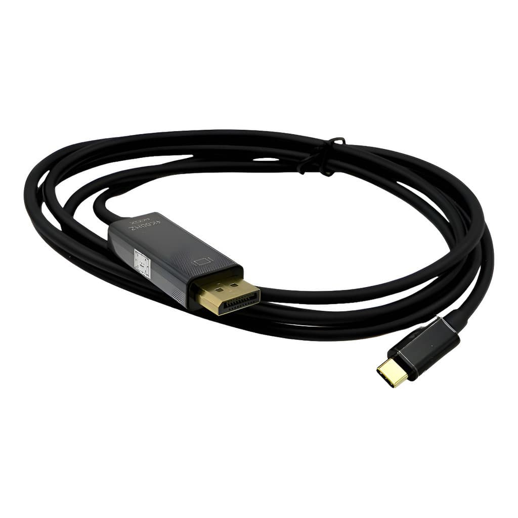 Cabo Usb Tipo C Para Displayport 1.4 60hz Thunderbolt 3