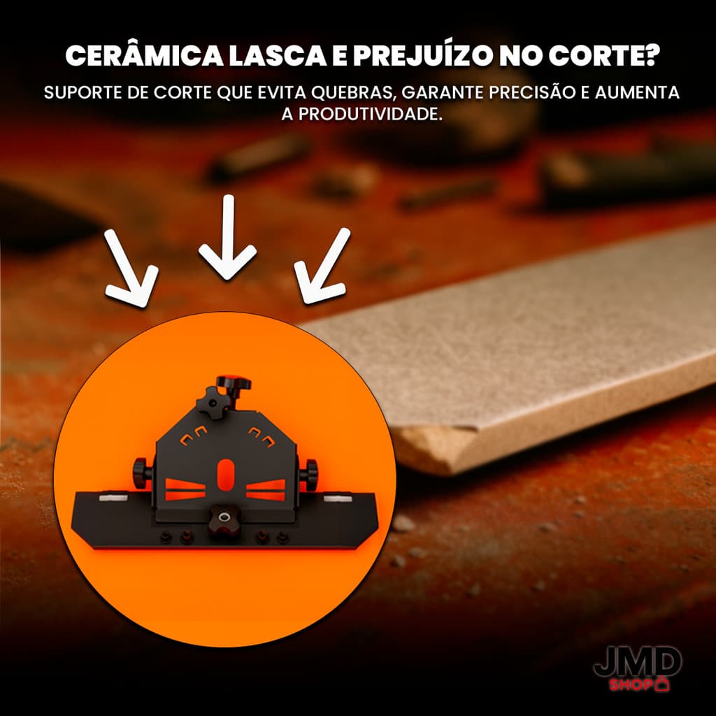 Base de Corte para Esmerilhadeira 115/125mm com Presilha de Segurança e Alta Precisão