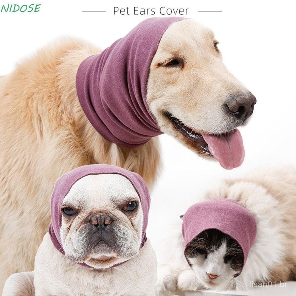 Protetores De Orelha Para Animais De Estimação NIDOSE Chapéu De Pano Confortável Cuidados De Inverno Cachorro E Gato