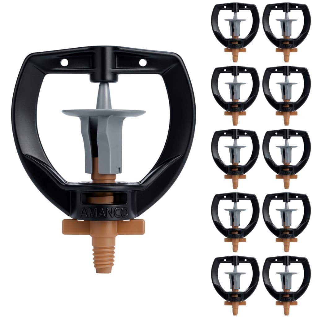 Kit 10 Und Microaspersor Bailarina MF2 76 LPH Irrigação Jardim e Horta - Irrigação Econômica
