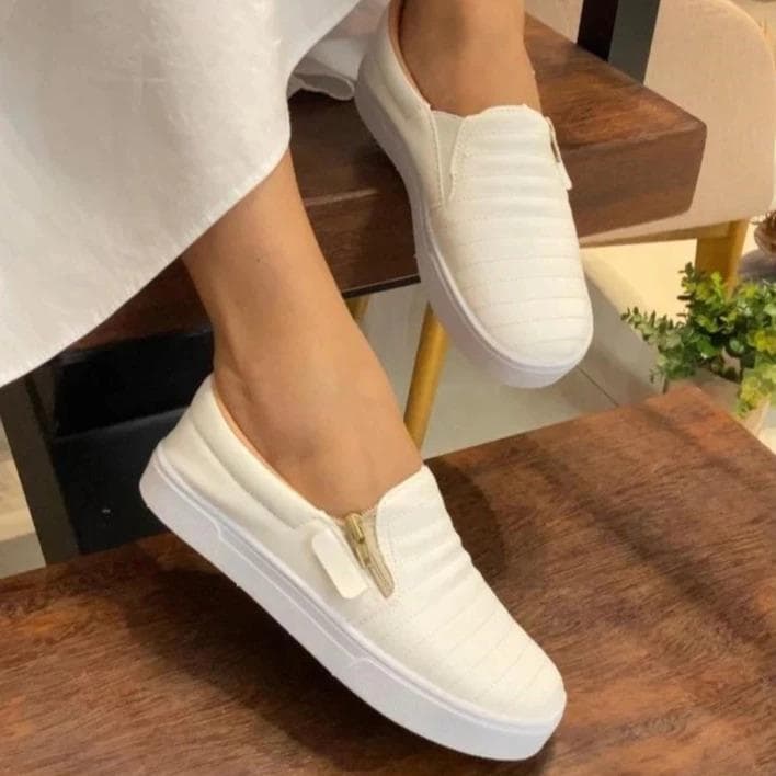 Tênis Feminino Sapatilha Slip On Respirável Leve Macio Confortável 34 ao 43 Envio Rápido