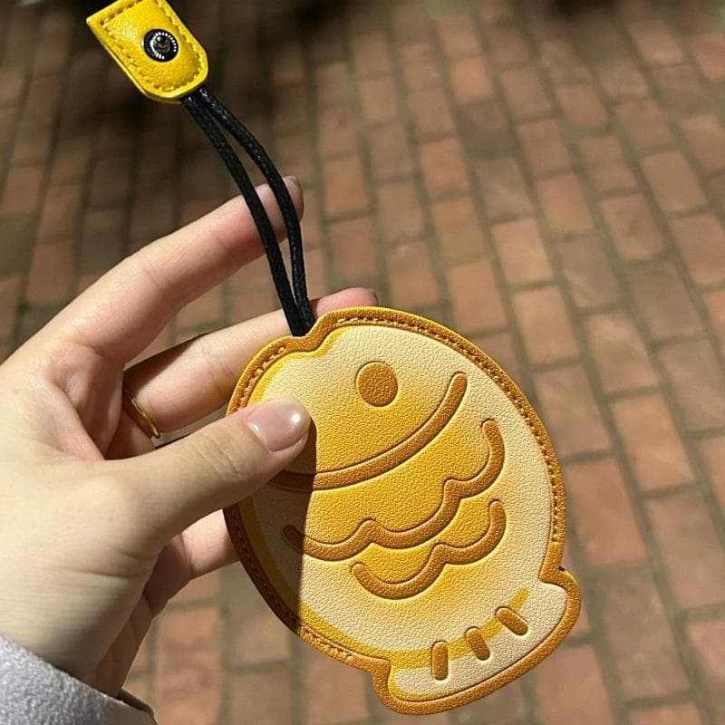 Caso chave de peixe japonês Mini pequeno saco Pull-out caso protetor pingente carro elétrico criativo caso chave
