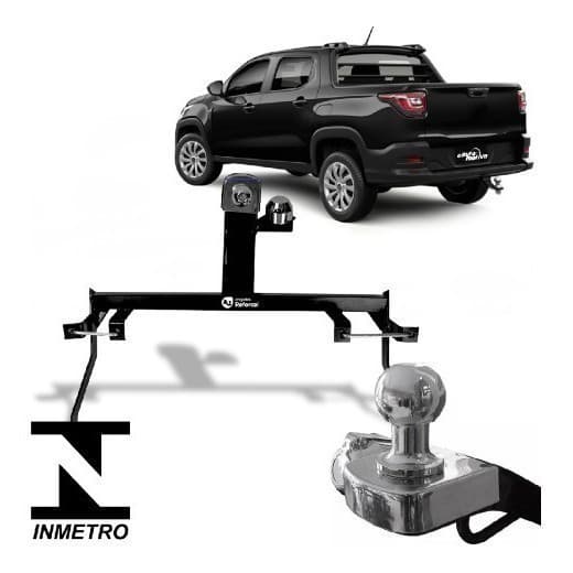 Reboque Engate Strada 2021 2022 2023 2024 2025 Reforcel 500kg Protetor