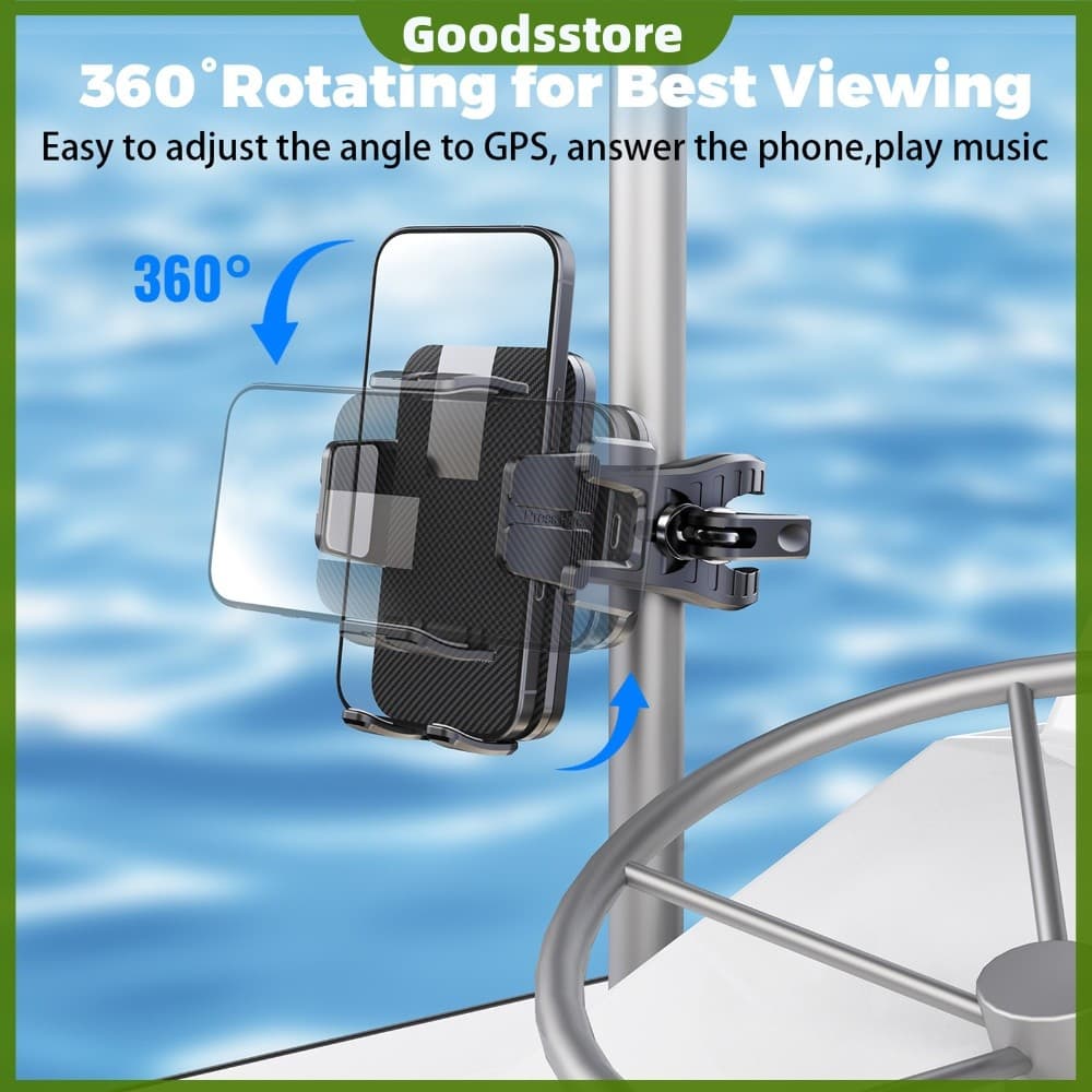 Suporte Para Telefone Com 360 ° Rotação Fácil De Instalar Todos Os Telefones iPhone E Android [Goodsstore.br]