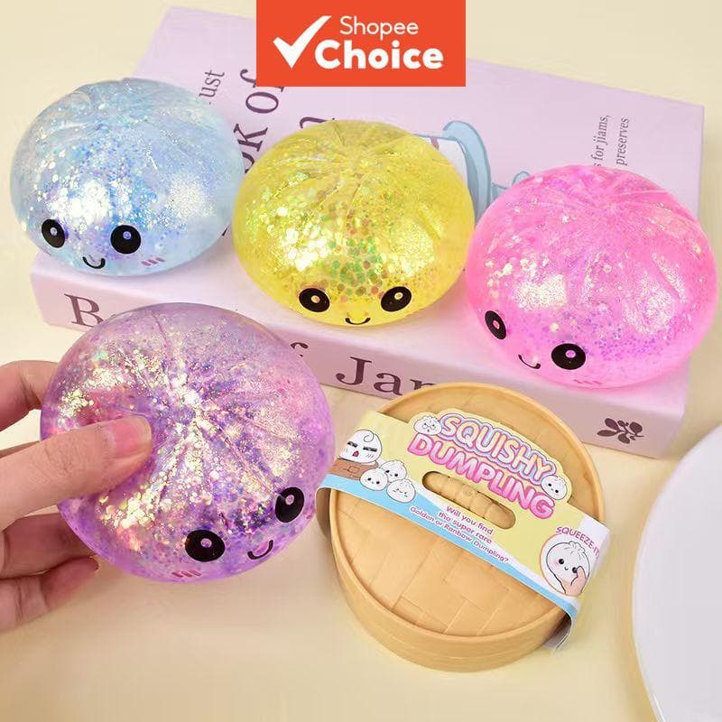 Comida Criativa Emoticon Baozi Brinquedo Mole Macio Maltose Squeeze Play Para Alívio Do Estresse Primavera