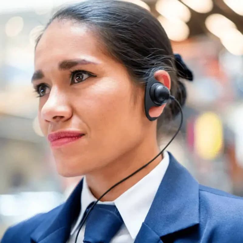Fone Ouvido Para Rádio Comunicador Compatível com Baofeng / Kenwood / Retevis / TyT / Wouxun