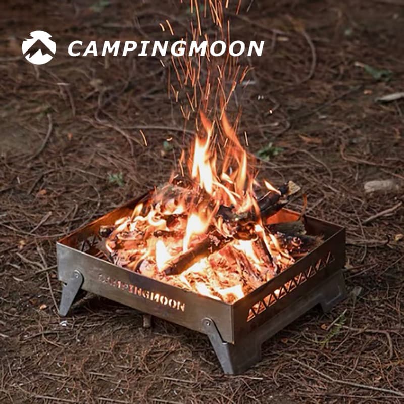 Koman dobrável Grill fogão MT-6-LT ao ar livre pequena cama de fogo a carvão piquenique fogão ao redor bacia de fogo fog