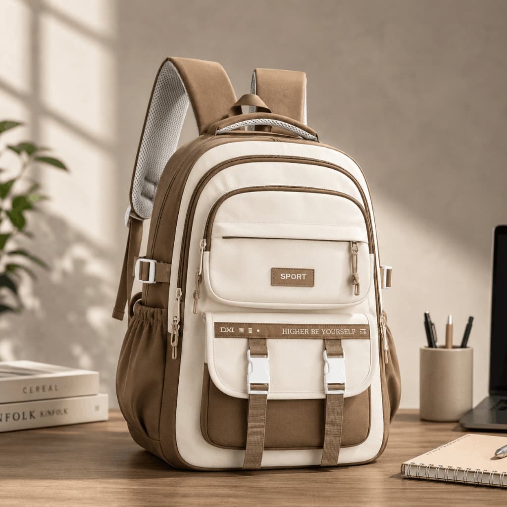 Mochila Feminina Impermeável Grande Reforçada Escolar Faculdade Trabalho Notebook