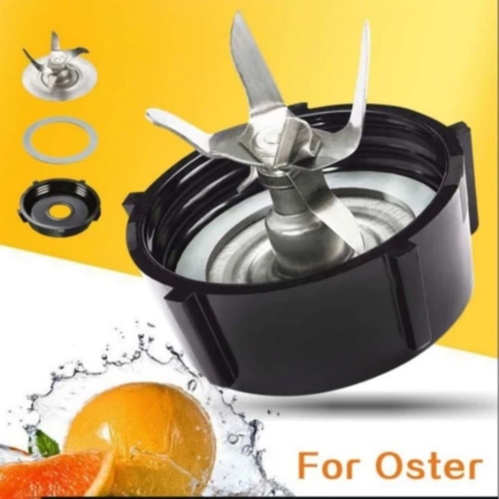 Conjunto para Liquidificador Oster – Base com Lâmina de 4 Pontas e Anel de Vedação