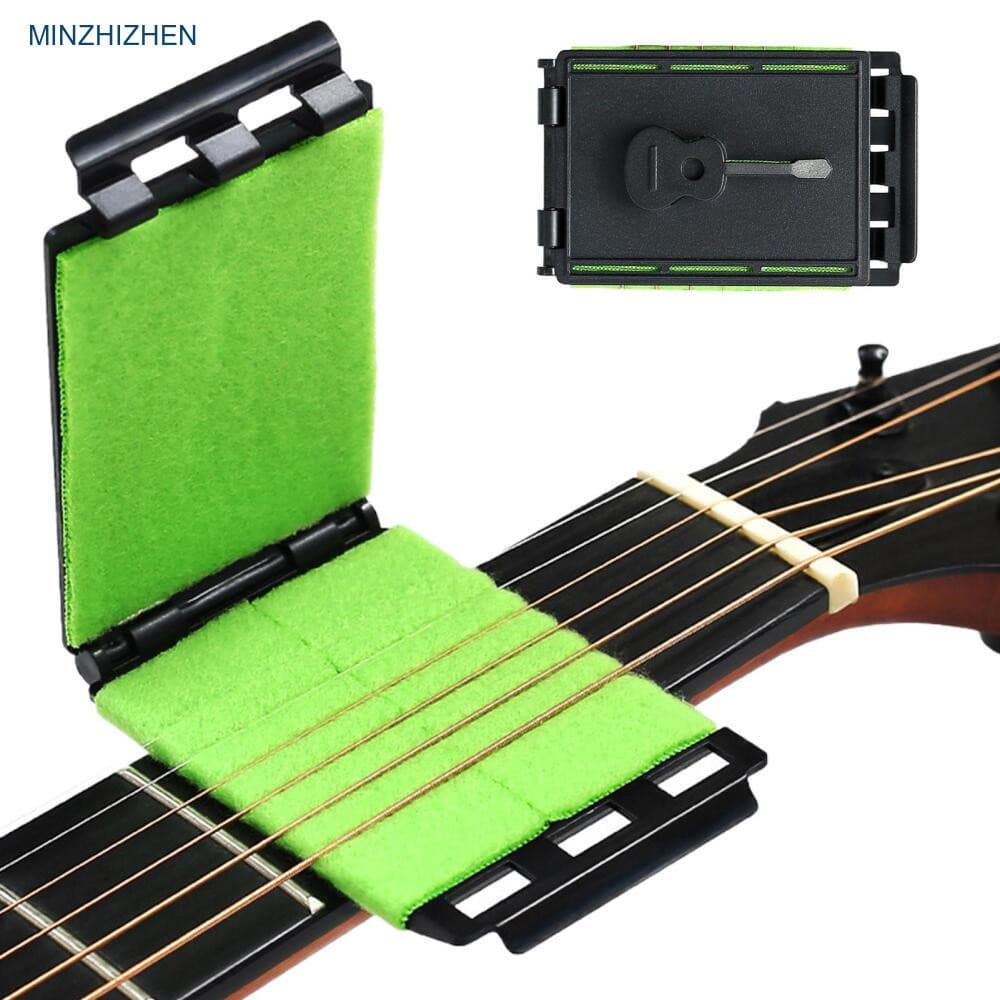 Limpador De Cordas De Guitarra Limpo Fretboard Pano Ferramenta Purificador Limpeza Kit Cuidados Manutenção Para Baixo Uk