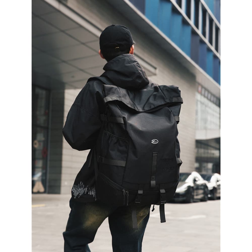 Mochila de rua de grande capacidade, bolsa de basquete, viagem ao ar livre, bolsa esportiva masculina multifuncional, pr