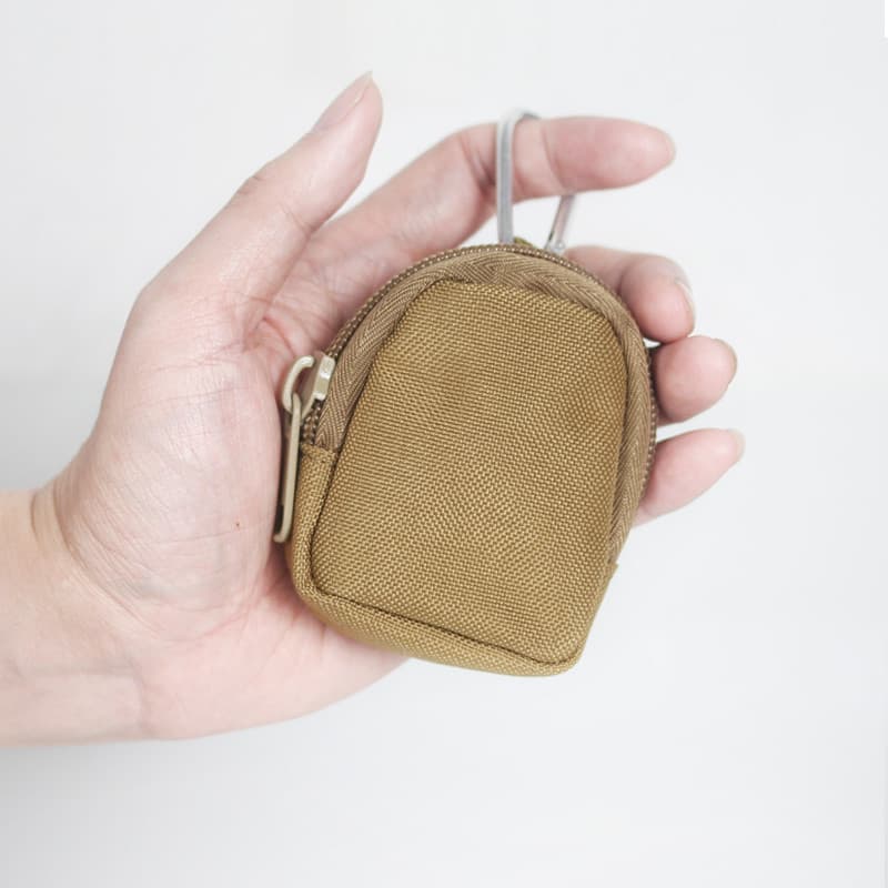 Original japonês juventude moeda saco de lona pequena carteira moeda bolsa zíper escudo saco fone de ouvido Bluetooth ca
