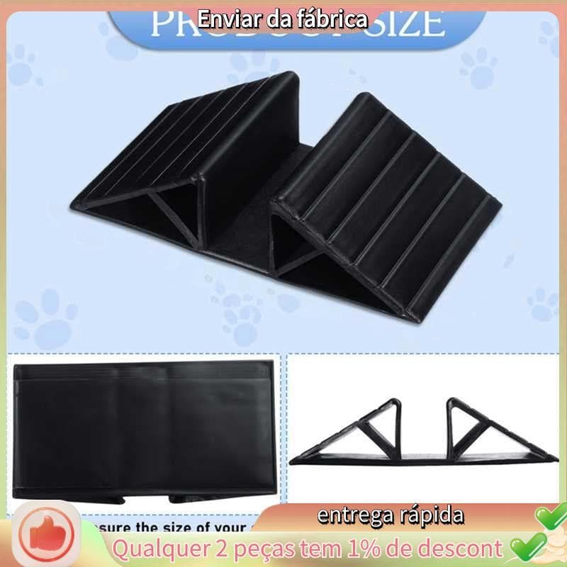 6 Pçs Pet Portão Suporte Pés Autônomo Cão Estabilizador Plástico Triângulo Reforço Cerca De Isolamento Configurável