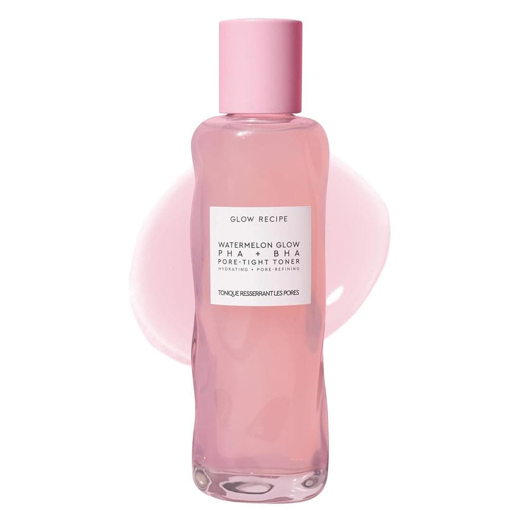Tônico Facial Glow Recipe PHA + BHA, Tônico Esfoliante Coreano para Poros, Esfoliante Químico Suave + Tônico Hidratante,