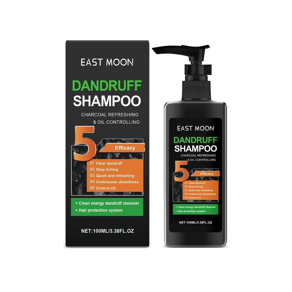Shampoo capilar com carvão, não oleoso, refrescante, removedor de oleosidade, para homens, cuidado anti-frizz com partíc