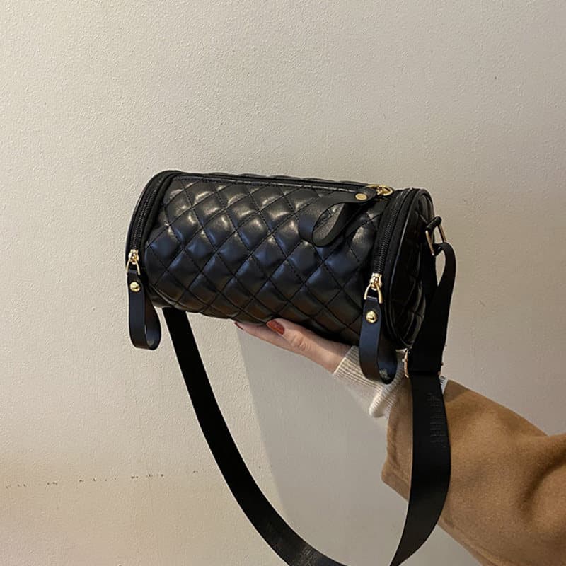bolsa feminina Bolsa Rhombus versão coreana All-Match alça de ombro larga bolsa feminina