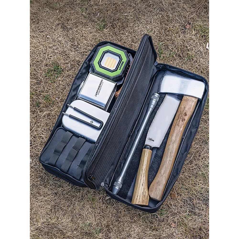 Koman BK-40 Bolsa tática portátil portátil estendida para armazenamento de ferramentas de acampamento Acessórios incluíd