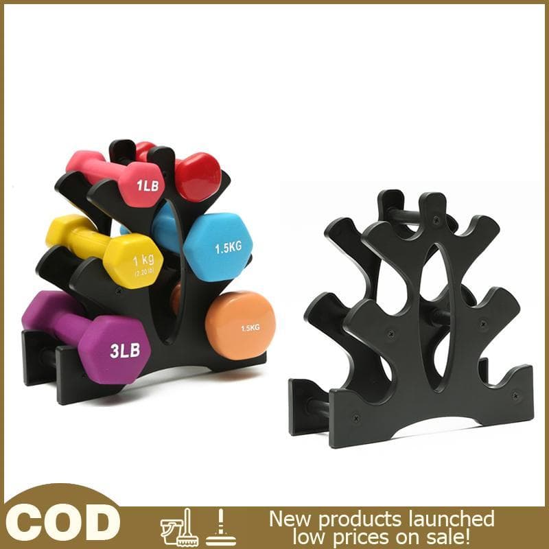 Armazenamento De Halteres De 3 Camadas Ra Stand Home Office Gym Dumbell Peso