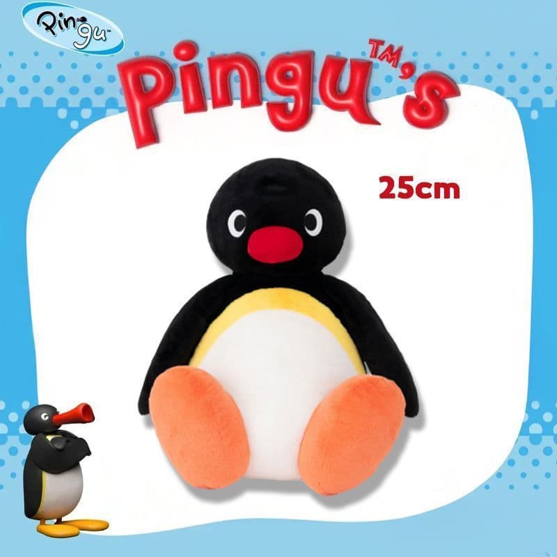 Boneco de pelúcia da família dos pinguins, brinquedo de pelúcia, figura, presente de aniversário, chaveiro de pelúcia LG
