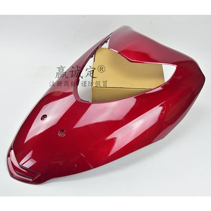 Adequado para Haojue motocicleta Skyhawk painel HJ125T-16A-16C-16D placa inclinada frontal grande concha frontal Face
