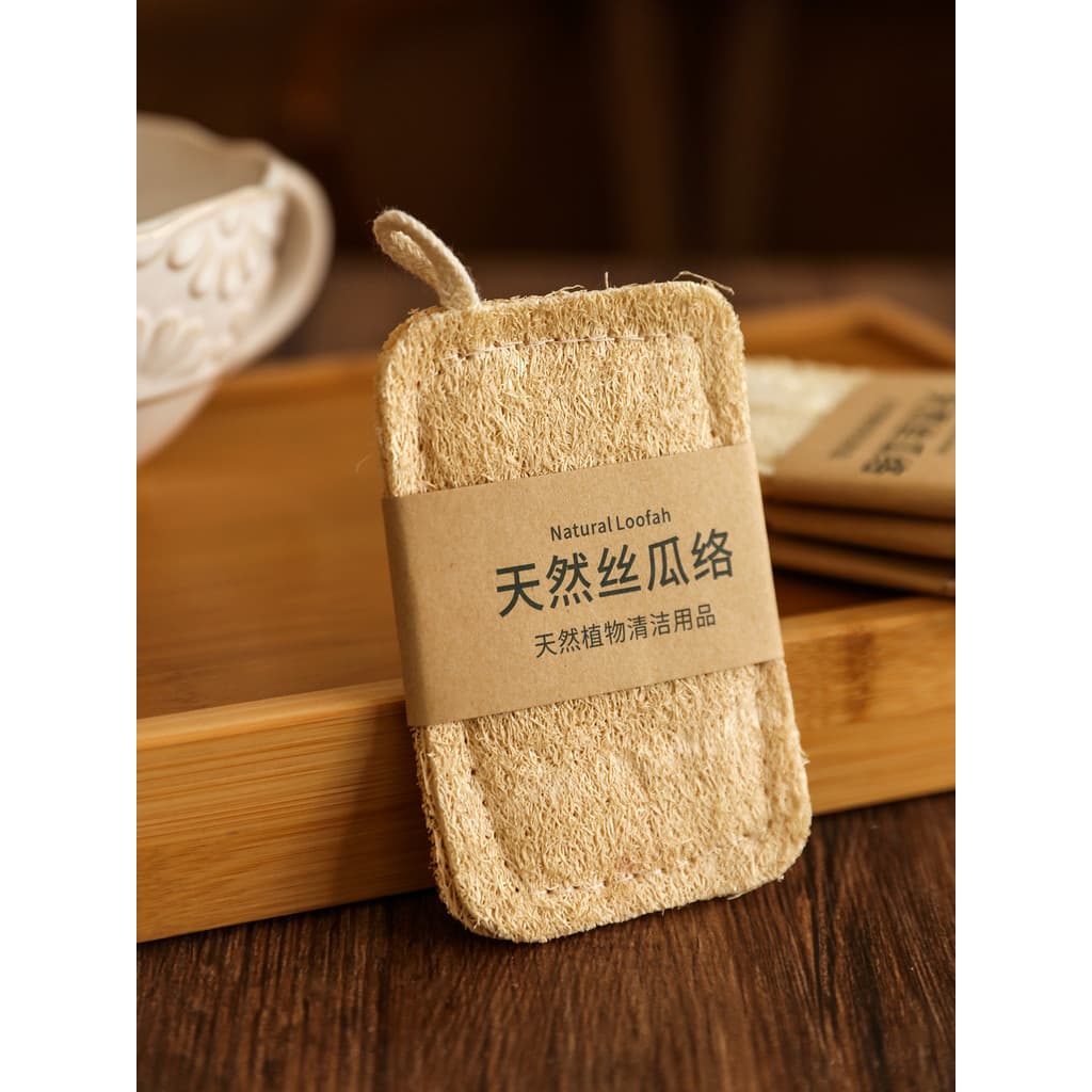 Loofah pano escova pote escova prato cozinha do agregado familiar limpeza esfregão Natural bucha lavagem pote escova fer