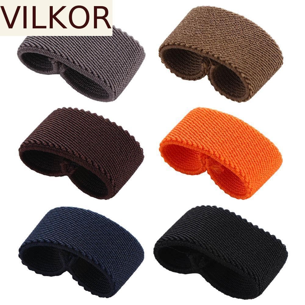 VILKOR Fivela Elástica Cinto Laço Elástico Anel Webbing Acessório Cauda Fixação Multicolorido Sarja Náilon Clipe Fixo Ca