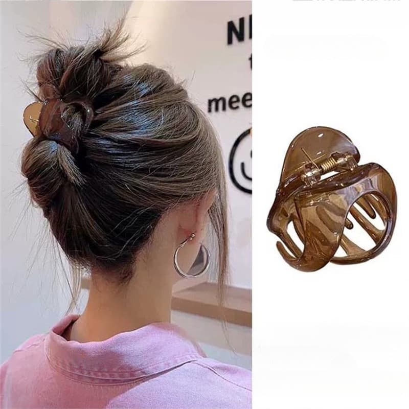 Pequena Garra Gigante ~ grab clip girl 2025 Novo Grampo De Cabelo De Alta Qualidade , Menos Na Parte De Trás Da Cabeça ,