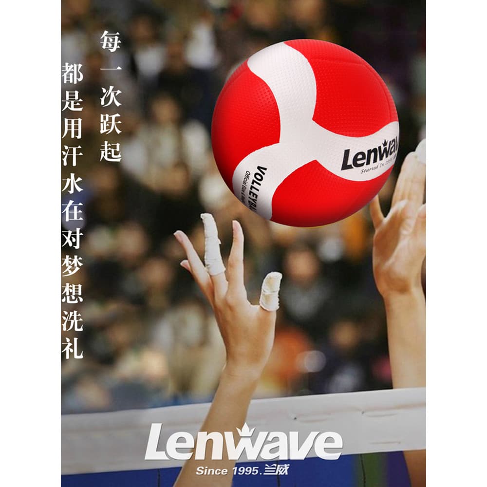 Lenwave Lenwave No. 5 bola especial de vôlei para treinamento de exame de admissão ao ensino médio antiderrapante resist