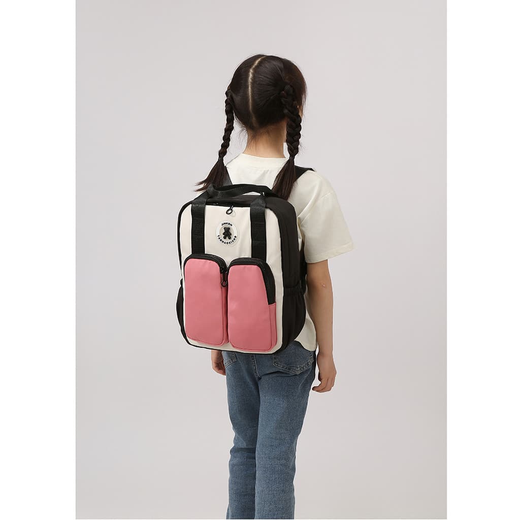 Boa qualidade Alunos da escola primária Tutorial Sacola Crianças Tutorial Bolsa Leve High-End Contraste Cor Meninos Meni
