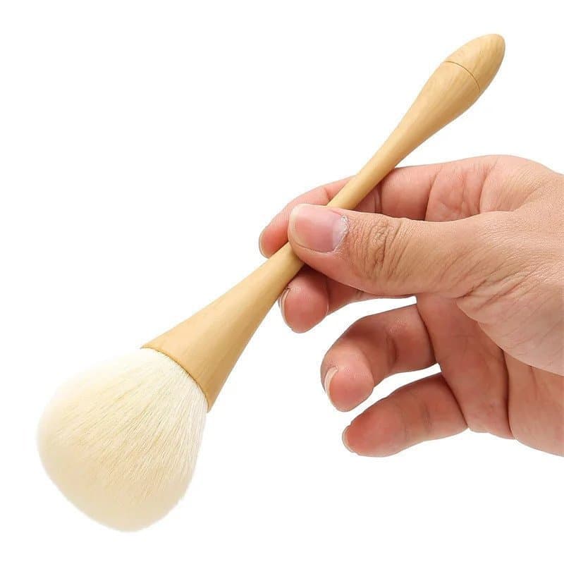 Pincel Macio E Fofo Para Blush Em Pó , Pincéis De Maquiagem Macios Base Com Cabeça De Cogumelo , Ferramentas Cosméticas