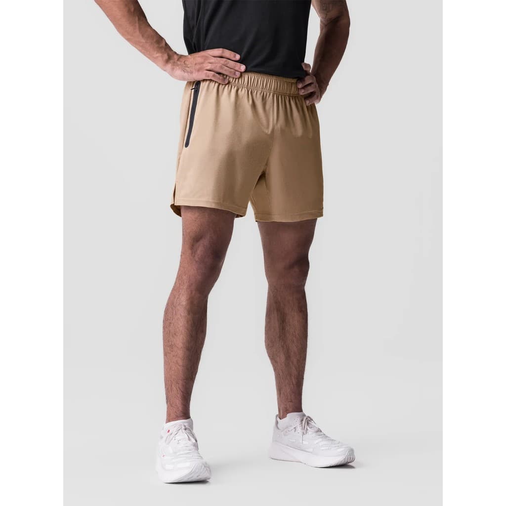 ASRV verão americano esportes casuais calças de quarto masculino secagem rápida cor sólida correndo na altura do joelho
